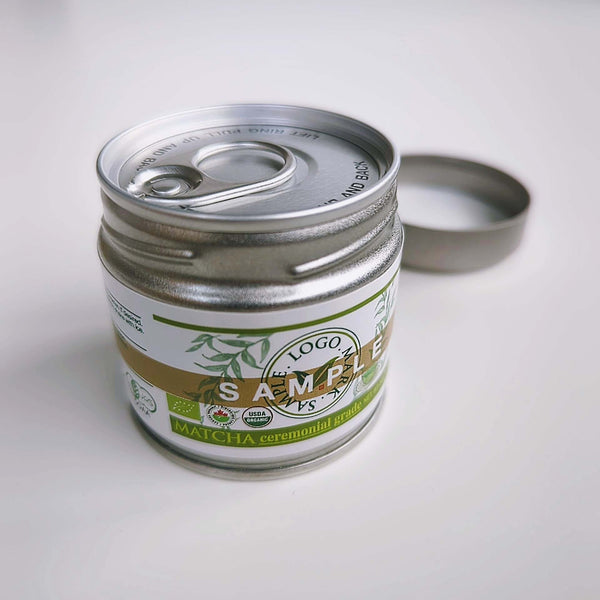 【DEMO】Demo Matcha 30g tin, Silver, with custom label